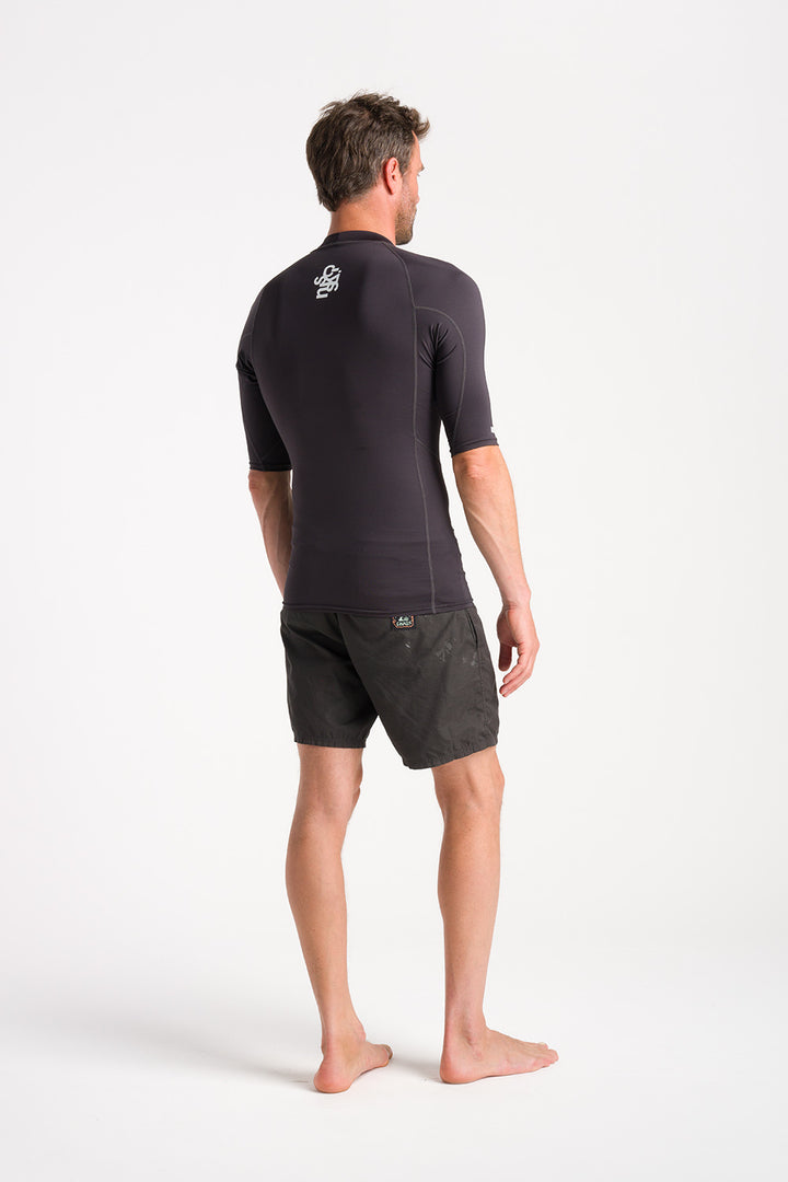 C-Skins NuWave UV Basics Mens Short Sleeve Vest - Anthracite