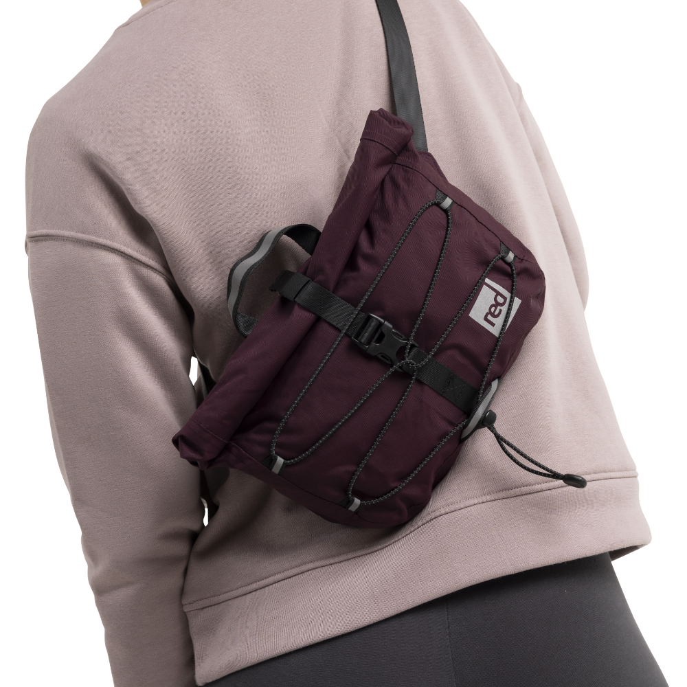 Red Paddle Co Lightweight Cross Body Bag - Rich Burgundy