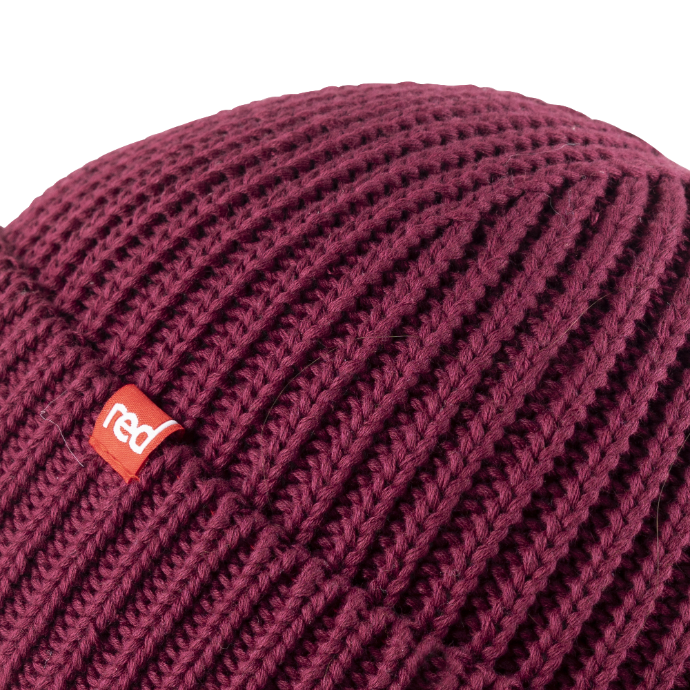 Red Paddle Co Flow Organic Cotton Beanie - Rich Burgundy