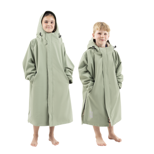 New! Red Paddle Co Kids Evo Pro Change Robe - Sage Green