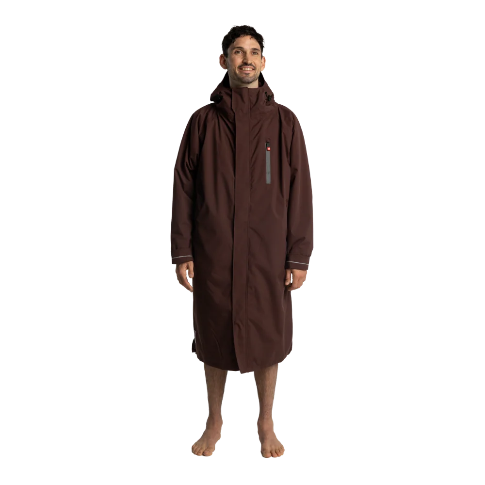 Red Paddle Co Long Sleeve Waterproof Changing Robe Alter Evo Pro - Deep Chestnut - Limited Edition!