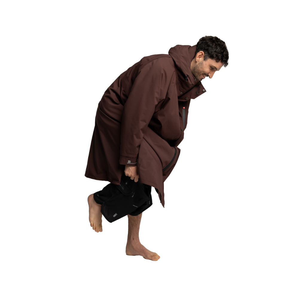 Red Paddle Co Long Sleeve Waterproof Changing Robe Alter Evo Pro - Deep Chestnut - Limited Edition!