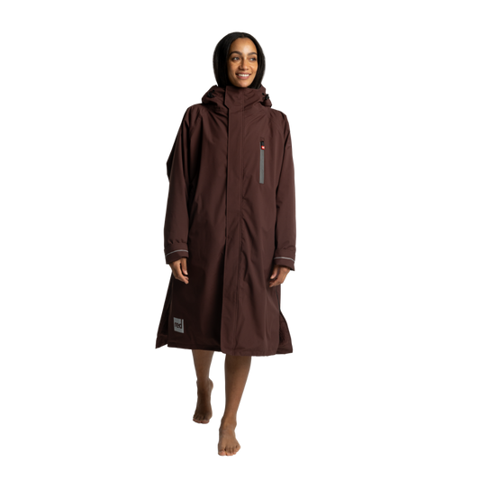 Red Paddle Co Long Sleeve Waterproof Changing Robe Alter Evo Pro - Deep Chestnut - Limited Edition!