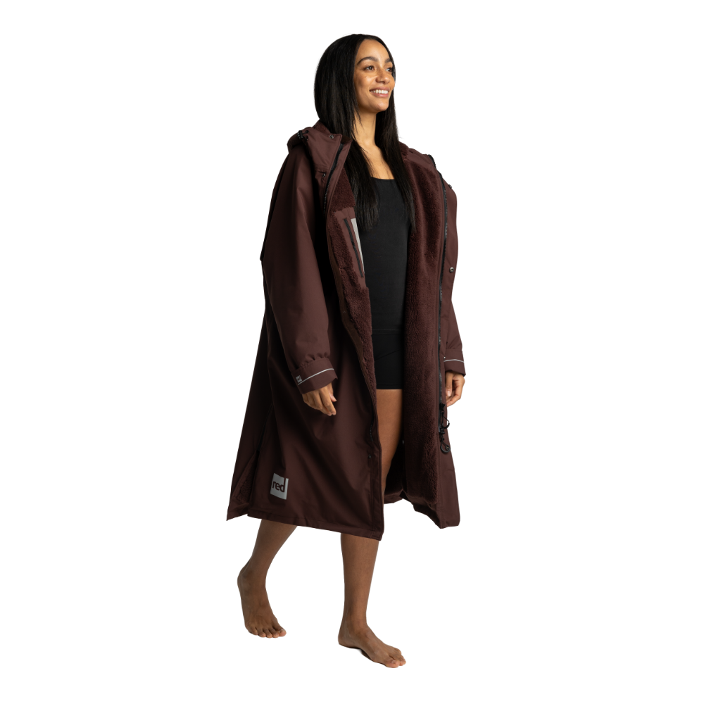 Red Paddle Co Long Sleeve Waterproof Changing Robe Alter Evo Pro - Deep Chestnut - Limited Edition!
