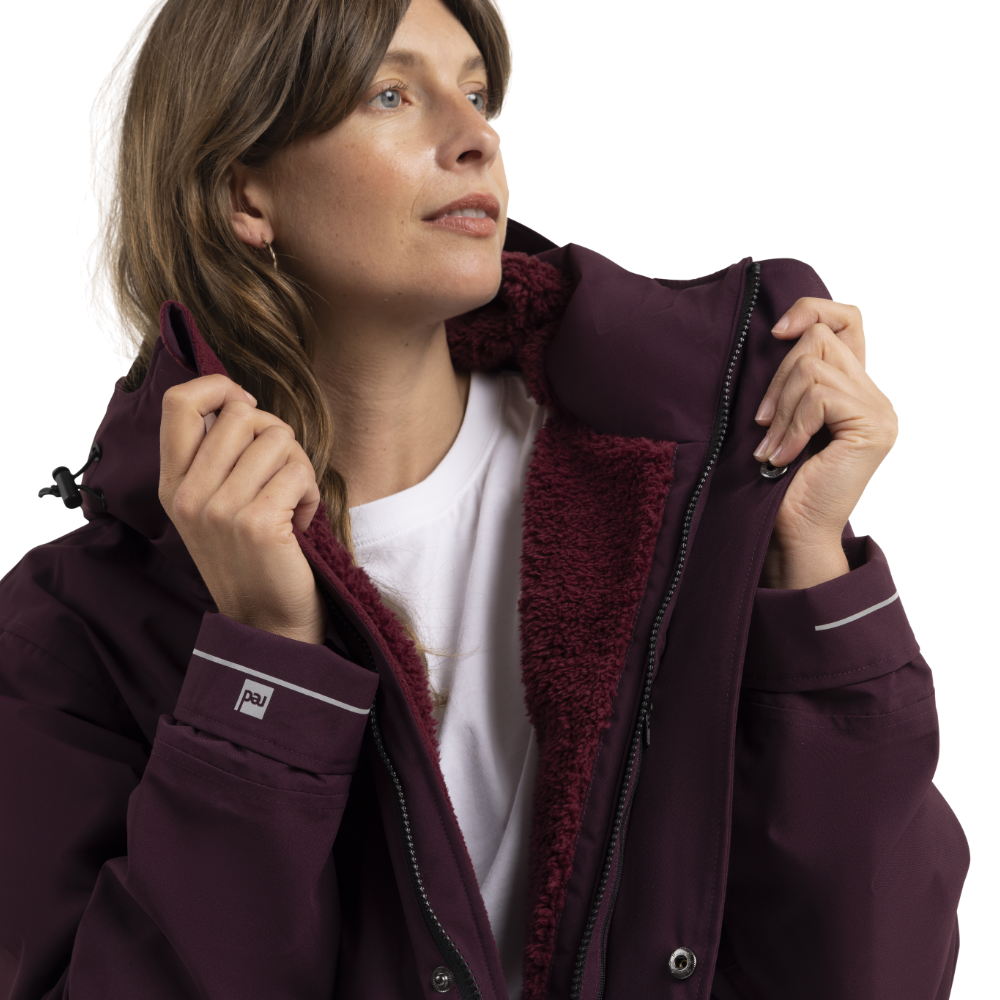 New! Red Paddle Co Evo Pro Slimline Parka - Rich Burgundy