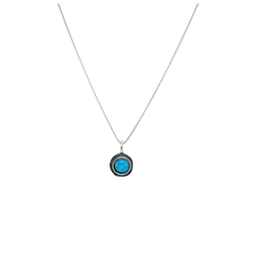 Harbour Silver Delicate Opalite Necklace