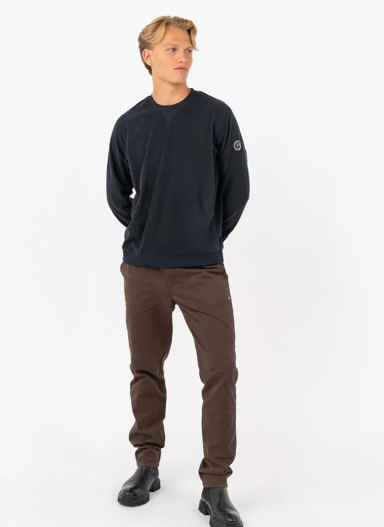 Pelle P Prarion Fleece Sweatshirt - Dark Navy Blue