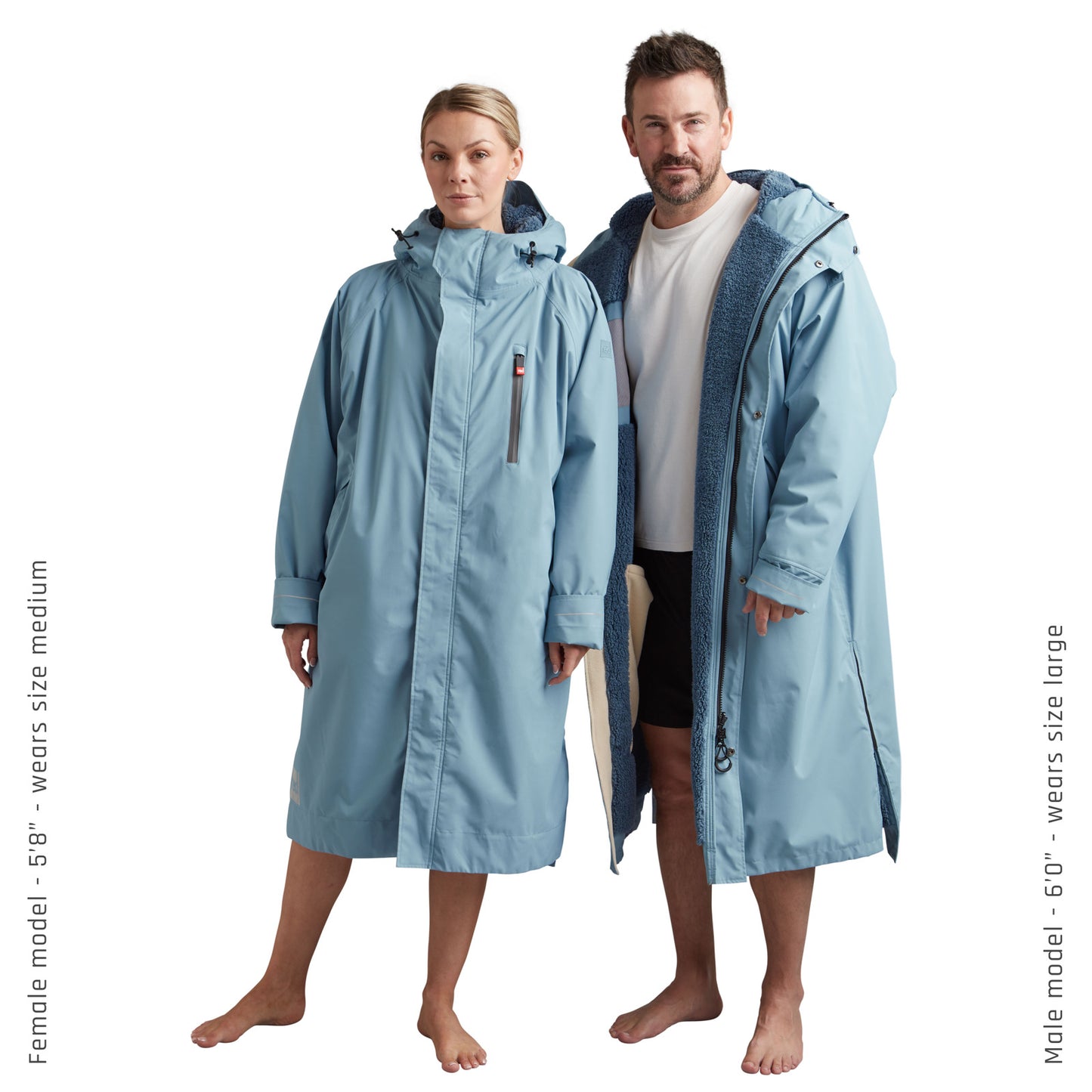 Red Paddle Co Long Sleeve Waterproof Changing Robe Alter Evo Pro - Alpine Blue