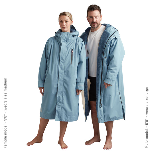 Red Paddle Co Long Sleeve Waterproof Changing Robe Alter Evo Pro - Alpine Blue