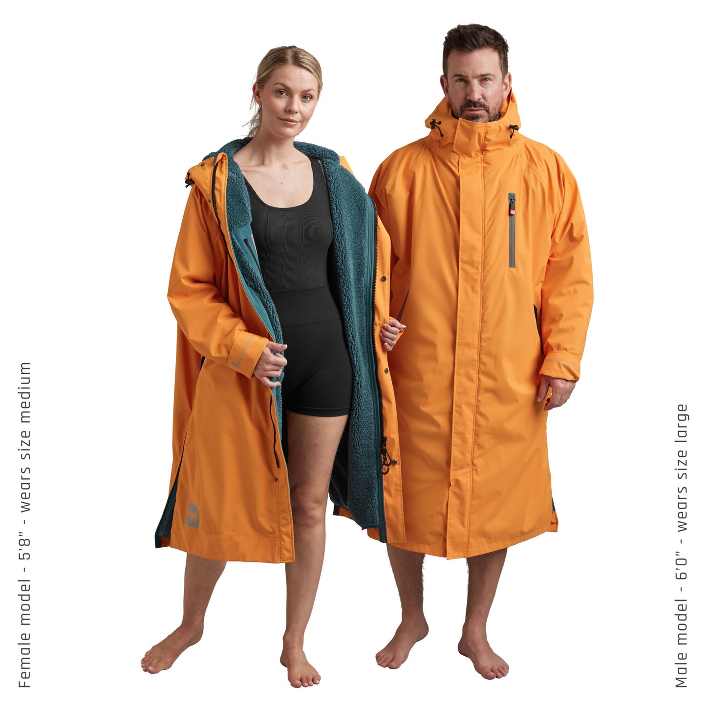 Red Paddle Co Long Sleeve Waterproof Changing Robe Alter Evo Pro - Bitter Orange