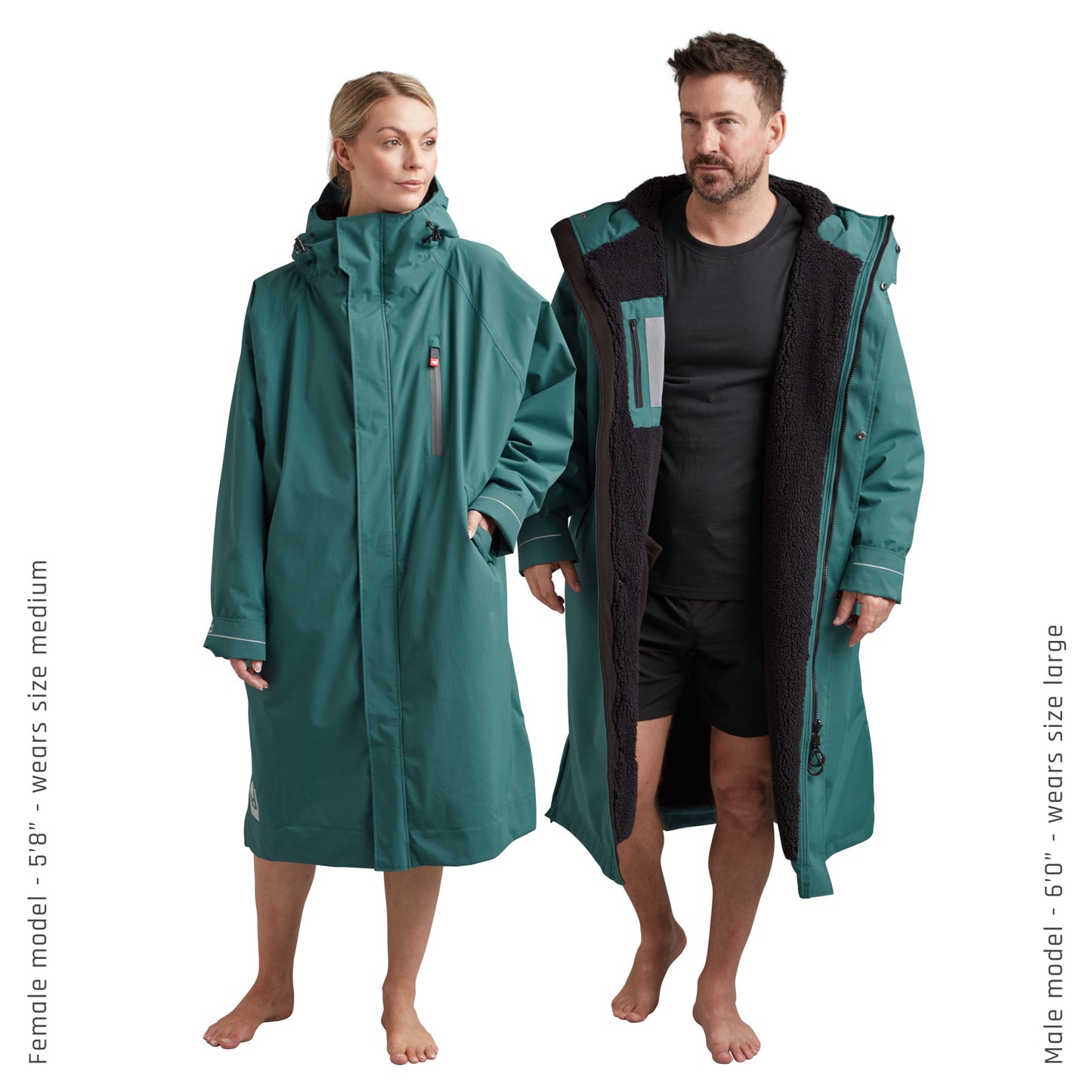 Red Paddle Co Long Sleeve Waterproof Changing Robe Alter Evo Pro - Deep Teal