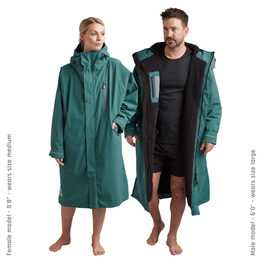 Red Paddle Co Long Sleeve Waterproof Changing Robe Alter Evo Pro - Deep Teal