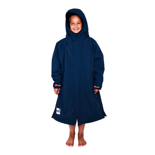 Red Equipment Pro Dry Change Robe Kids - Navy