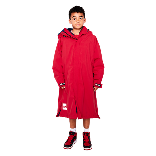 Red Paddle Co Pro Dry Change Robe Kids - Red