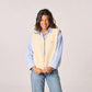 Billy Belt Womens Sleeveless Sherpa Gilet with Zip - Ivory
