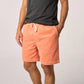 Billy Belt Velvet Cord Shorts - Peach