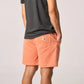 Billy Belt Velvet Cord Shorts - Peach