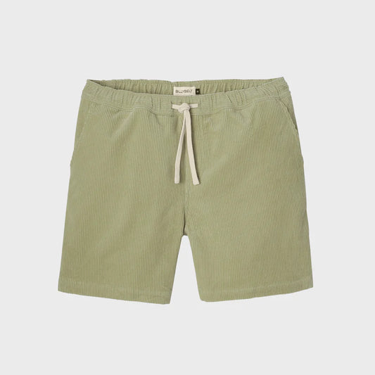 Billy Belt Velvet Cord Shorts - Anise
