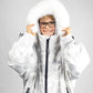 Dryrobe Kids Advance Alpine Changing Robe - Limited Edition White Camo