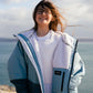 Dryrobe Advance Kids Changing Robe - Blue/Light Grey