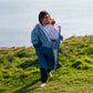 Dryrobe Advance Kids Changing Robe - Blue/Light Grey