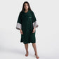 Dryrobe Full-Zip Organic Towel Robe - Sycamore Green