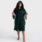 Dryrobe Full-Zip Organic Towel Robe - Sycamore Green