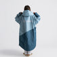 Dryrobe Advance Kids Changing Robe - Blue/Light Grey