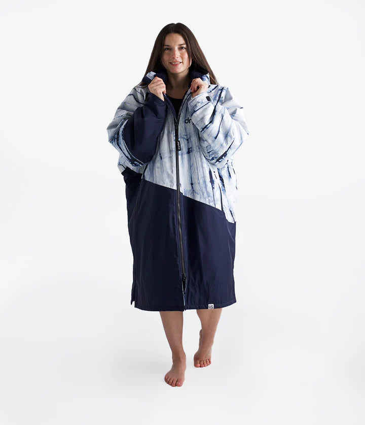 Dryrobe Advance Changing Robe Contrast - Batik/Blue