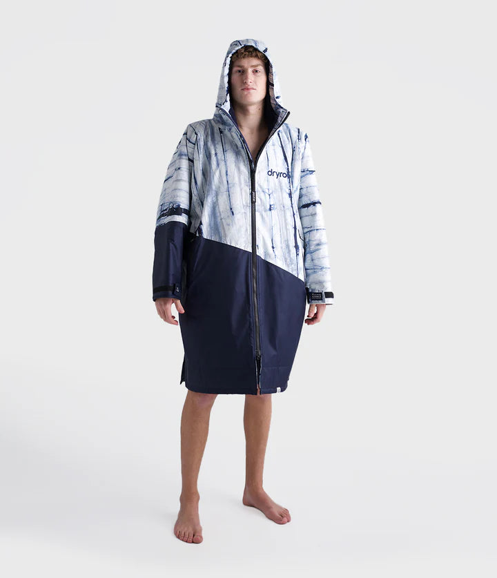 Dryrobe Advance Changing Robe Contrast - Batik/Blue
