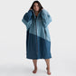 Dryrobe Advance Changing Robe Contrast - Blue/Light Grey