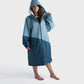 Dryrobe Advance Changing Robe Contrast - Blue/Light Grey