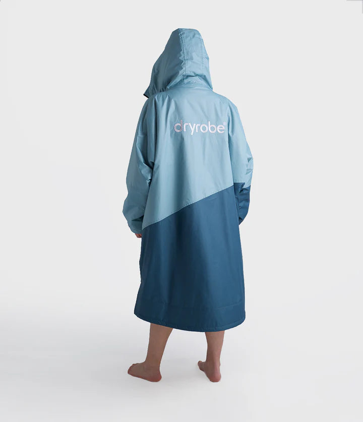 Dryrobe Advance Changing Robe Contrast - Blue/Light Grey