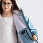 Dryrobe Advance Kids Changing Robe - Blue/Light Grey