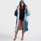 Dryrobe Advance Changing Robe Contrast - Blue/Light Grey