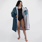 Dryrobe Advance Changing Robe Contrast - Blue/Light Grey