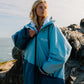 Dryrobe Advance Changing Robe Contrast - Blue/Light Grey