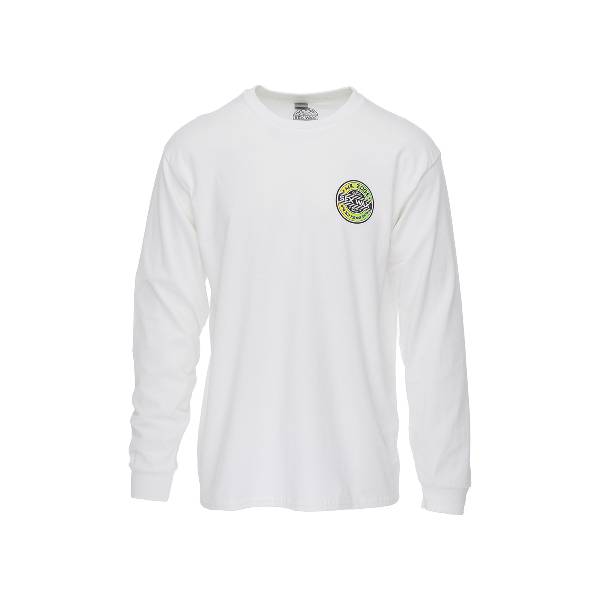 Sex Wax Tee Long Sleeve The Fade - White