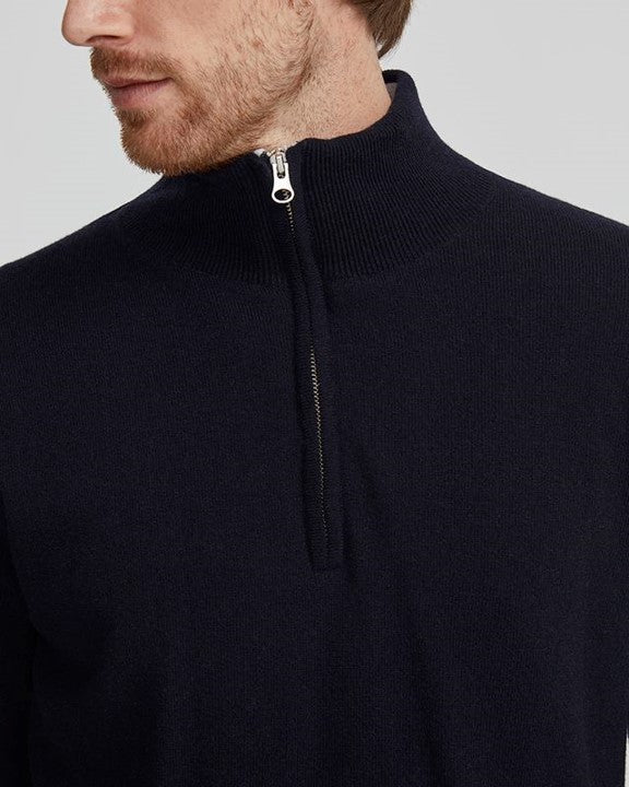 Holebrook Stellan T-Neck Windproof - Navy