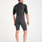 C-Skins Element 3:2 Mens Shorti - Anthracite/Black/Neon Flare