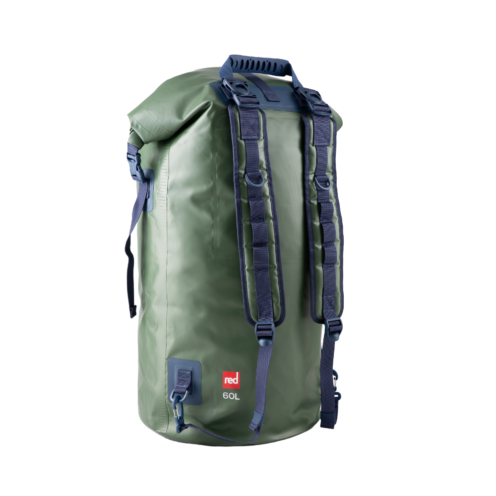 Red Paddle Co 60L Waterproof Roll Top Dry Bag - Forest Green