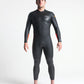 Swim Research 4:3 Mens GBS Back Zip Steamer - Black / Orange