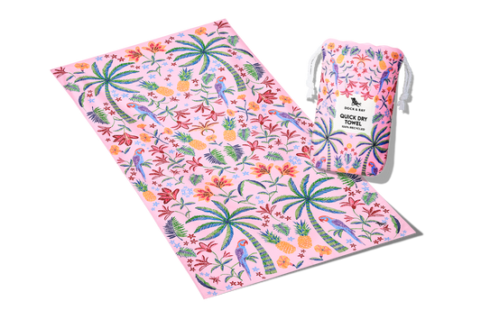 Dock & Bay Beach Towel - Pink Paradise