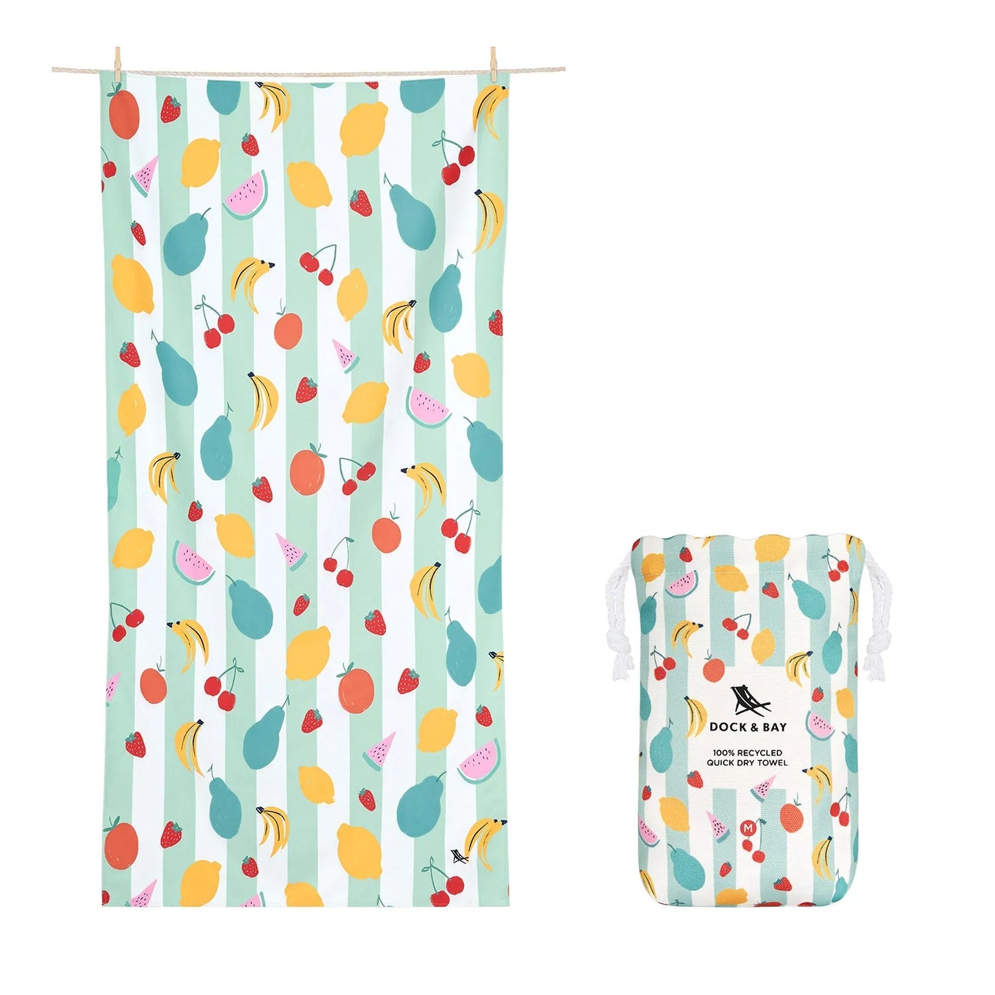 Dock & Bay Beach Towel Kids - Five A Day