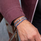 Pig & Hen Catena Venetian 7mm - Navy/Silver