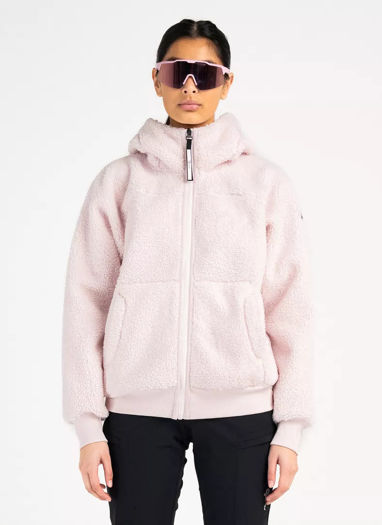 Pelle P Womens Alpage Zip Hood - Soft Pink