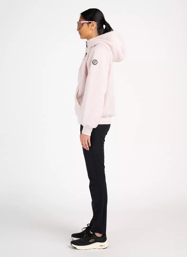 Pelle P Womens Alpage Zip Hood - Soft Pink