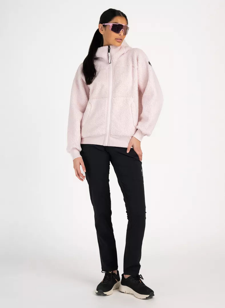 Pelle P Womens Alpage Zip Hood - Soft Pink