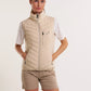 Pelle P Womens Arolla Vest - Lt. Beige Oak
