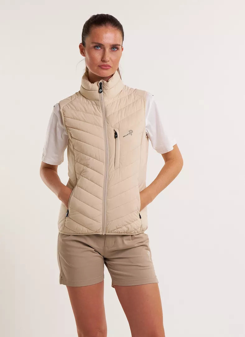 Pelle P Womens Arolla Vest - Lt. Beige Oak